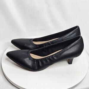 Clarks Collection Shondrah Rae Black Kitten Heel Pumps Womens Size 10M